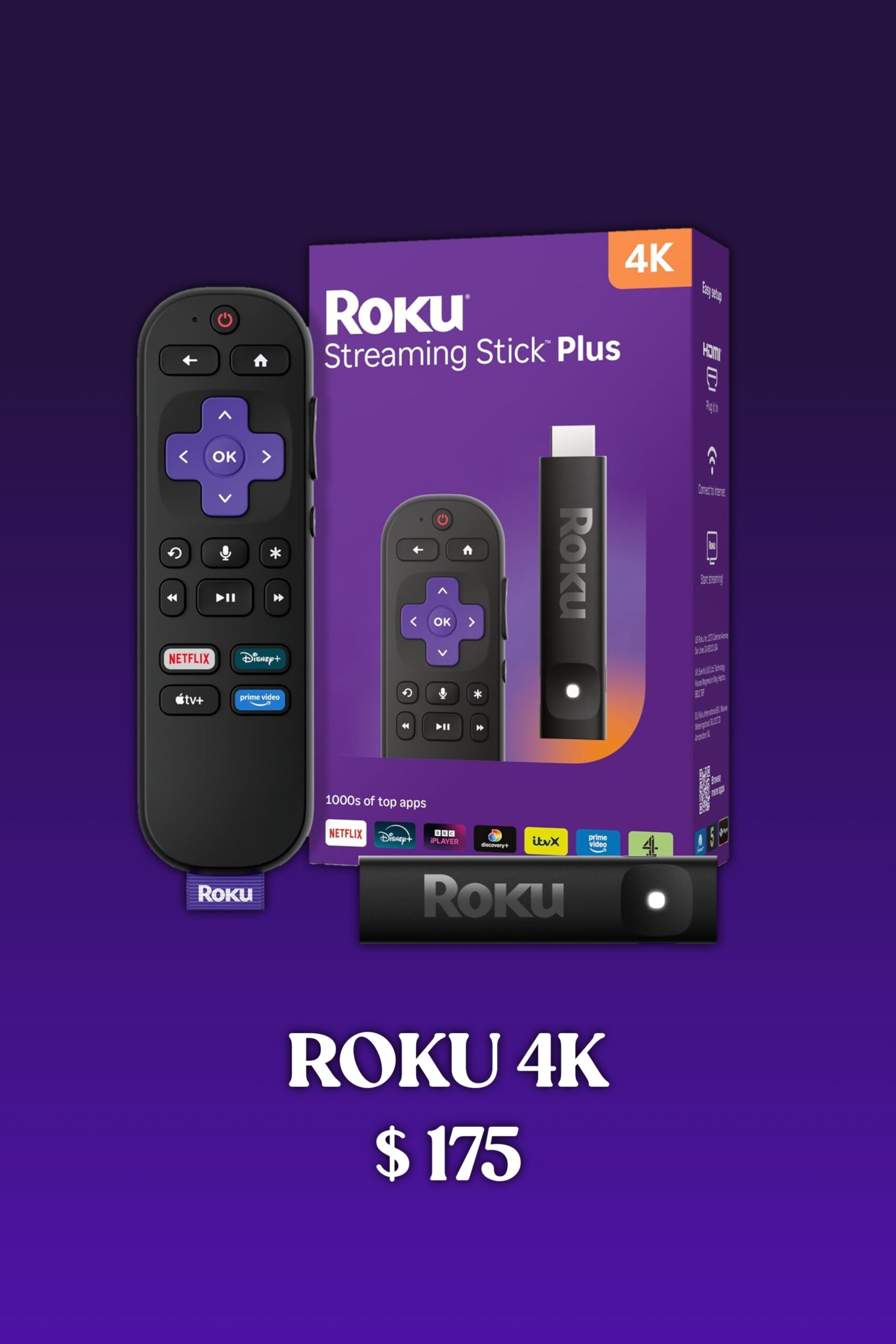 Roku 4K Malta IPTV device